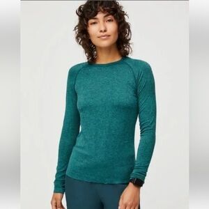 Figs Limited Edition Heathered Dark Green‎ Salta Scrub Undershirt XS workwear